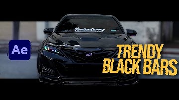 Black Bars Effect in After Effects