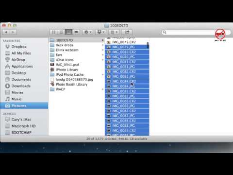 Mac OS X: Creating a Folder from Selected Files