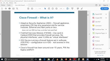 CCNP Security Day 01 Cisco ASA