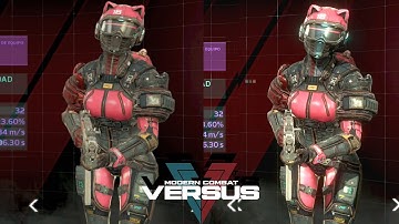 Modern Combat Versus (Low Vs Max)Settings 60FPS Android Gameplay