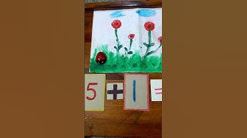 Easy maths TLM. #shorts #diy #shortvideo #number #counting #addition #nocostdiy #ladybug #kids