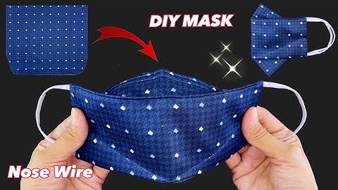 NEW Design MASK New Style 3D Face Mask Sewing Tutorial | Nose Wire Breathable! | Mask Make it Easy.