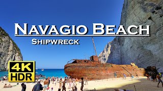 Shipwreck Navagio Beach boat trip Zakynthos in 4K video HDR ( UHD ) 💖 Dolby Atmos 👀 The best places