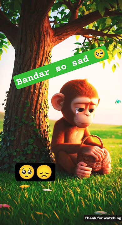 bandar baithkarro raha hai🥺 😢 #ai #babygirl  #lollipops #monkey