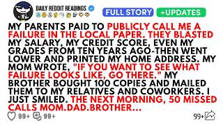 My Parents Paid To Publicly Call Me A Failure In The Local Paper —the Next Morning…
