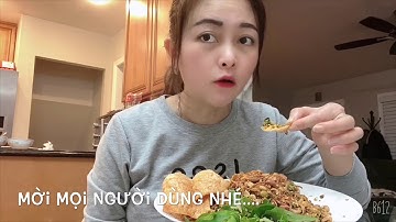 Cuộc sống tại nước Mỹ Maryland #110 _ Hến xúc bánh tráng đơn giản dễ làm