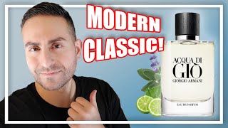 NEW! GIORGIO ARMANI ACQUA DI GIO EAU DE PARFUM FRAGRANCE REVIEW! | LONGER LASTING AND IMPROVED?