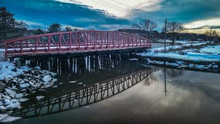 Saugus River sunset 4K ultra HD Beautiful Sunset Over The river #sunset #subscribe