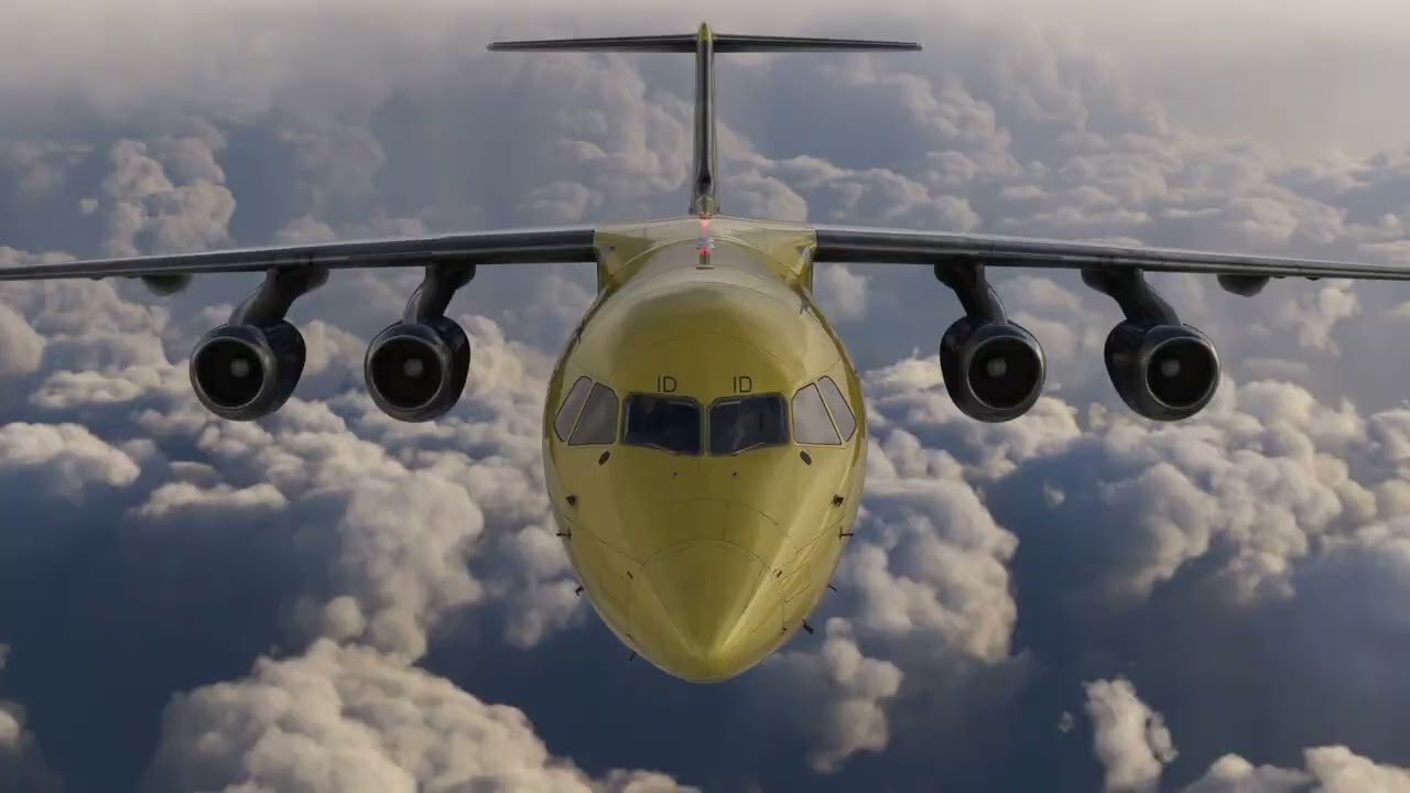 Vienna to London Stansted || VATSIM || BAe 146 - BUZ273