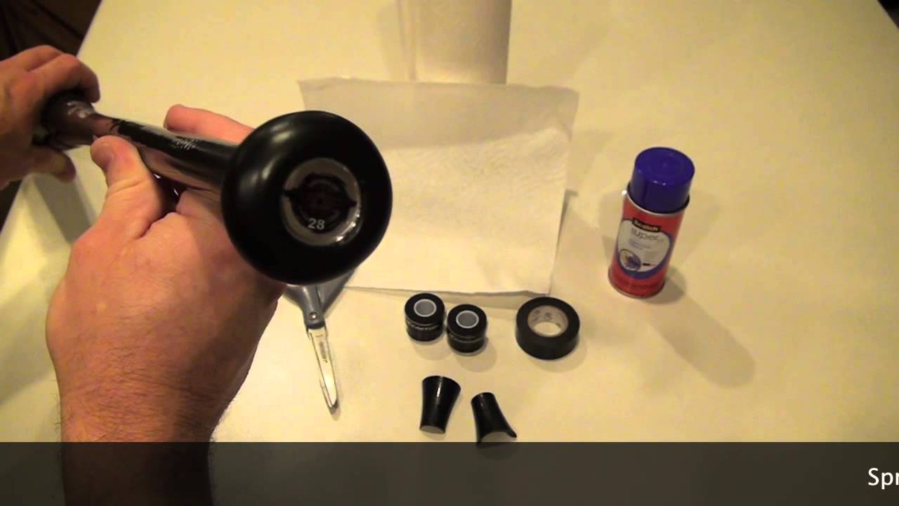 Plasti Dip with Grip Taper YouTube
