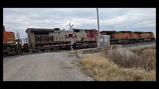 😎 Fast 4-Unit BNSF Stack including FakeBonnet DPU!!! 🔥👍 ( High-Def!)