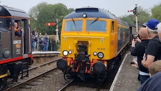 Busy scenes as rail fans flock to Nene Valley Railway GBRf gala weekend