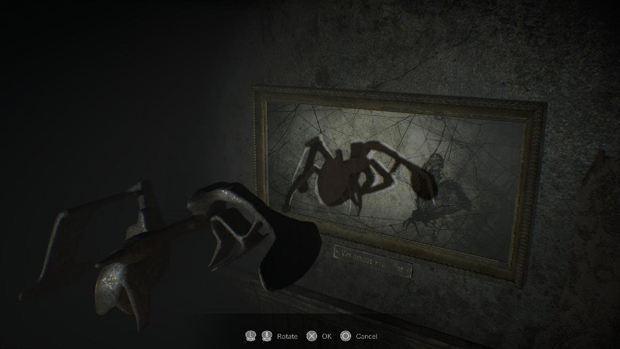 RESIDENT EVIL 7 SPIDER Projector Puzzle