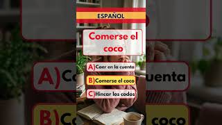 Aprender español #shorts  #español #spanish  #spain #funny   #entertainment #learning #fyp #quiz