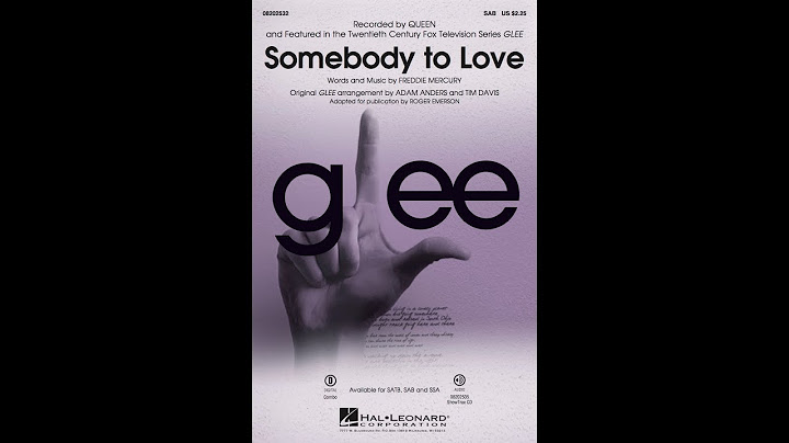 Somebody to Love (SAB Choir) - Arranged by Roger Emerson