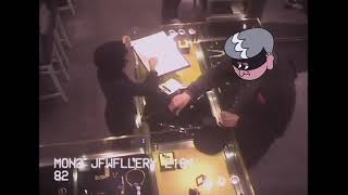CCTV footage of arrested shoplifters - Harvey Nichols commercial