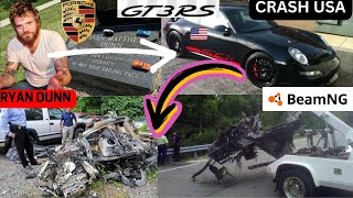 RYAN DUNN PORSCHE 911 CRASH | RECREATION | BeamNG.Drive #beamng Net Worth