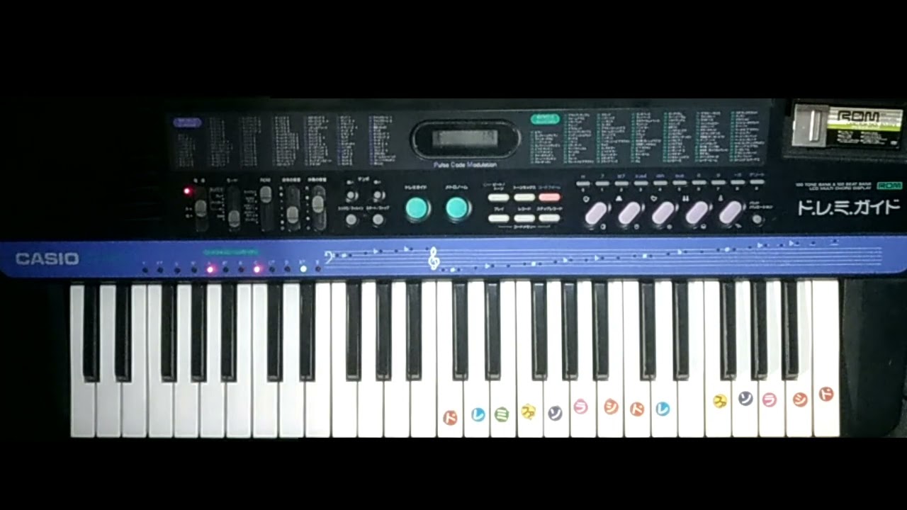 CASIO ROM PACK SOUND KIDS ヒットソング1 楽譜付き CASIO CT-840 自動演奏 クリスマス・ソング - YouTube