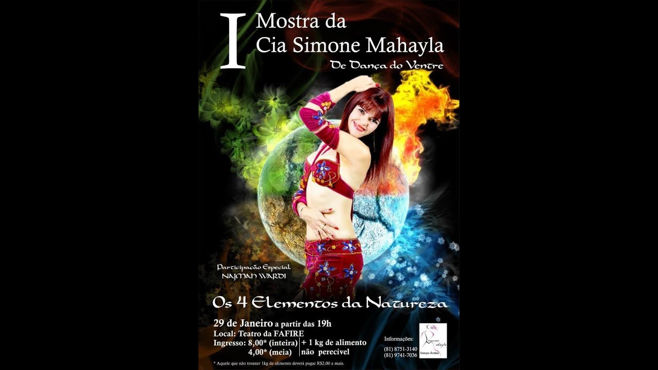 Cia Simone Mahayla - Abertura da I Mostra de dança árabe da Cia Simone ...