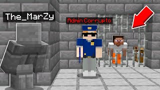 Descubrí a un ADMIN ENCERRANDO a gente en su BASE SECRETA de MINECRAFT