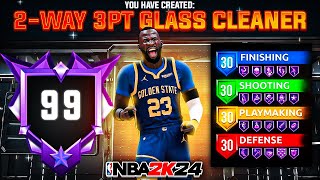 The MOST TOXIC ‘PLAYMAKING 2 WAY 3PT GLASS CLEANER’ Build To Make For NBA 2K24 BEST BIG MAN/CENTER