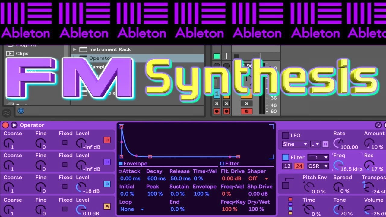 Sound Design Series- 2) FM Punchy Bass in Ableton Live 11 - YouTube