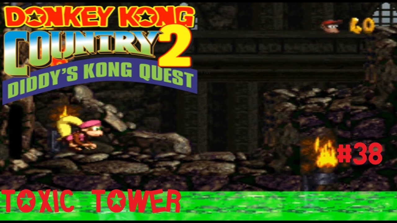 Donkey kong Country 2 Diddy's Kong Quest 38 K . Rool's Keep Toxic