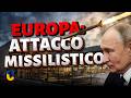 ALLARME! Russia — ATTACCO MISSILISTICO SULL’EUROPA ORA. Il Cremlino mostra i bersagli, UE reagisce