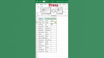 Excel Tricks: Flash Fill with just one keystroke!