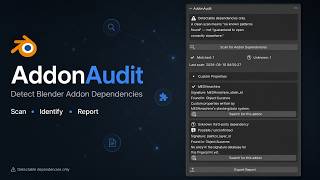 AddonAudit for Blender: Find Missing Addon Dependencies