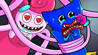 HUGGY WUGGY and MOMMY LONG LEGS LOVE STORY - Cartoon Animation (Poppy Playtime)