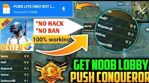How To Get Noob Lobby In Pubg Mobile Lite |Get Bot Lobby In Pubg Mobile Lite Bot Lobby Hake| JKGAMER