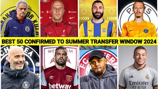 🚨TOP 50 CONFIRMED SUMMER TRANSFER NEWS AND RUMOURS 2024⌛Maresca to Chelsea Kompany to Bayern, Mbappe