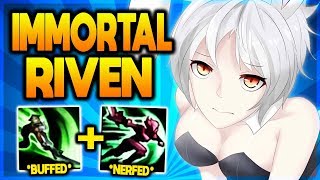 ABUSING *OP* IMMORTAL RIVEN BEFORE SHE'S NERFED!! (Riven Changes)
