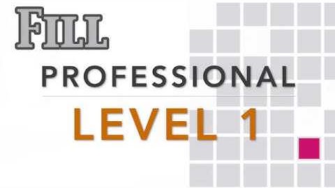 Fill: One-Line Puzzle (Solution) - Professional Level 1