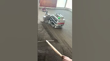 Floor Leveling Robot in Action | Smoother Surfaces, Faster Construction! 🚀 #Shorts