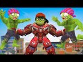 Scary Teacher 3D Cartoon - NickHulk Buster and Ironman Tani vs Boss Zombie Hulk protect the city