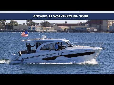 ⁣Walkthrough Tour 2022 Beneteau Antares 11 // SOLD