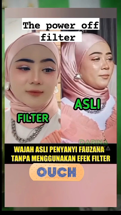 Wajah Asli Penyanyi Fauzana Tanpa Filter#shorts