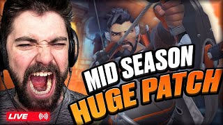 NEW MID SEASON PATCH + TANK PASSIVE -- Top 500 Ranked !patreon !bluerazz !ad