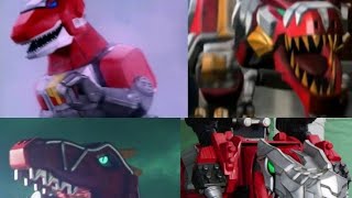 Power Rangers All First Zords and Battle - Mighty Morphin - Dino Fury