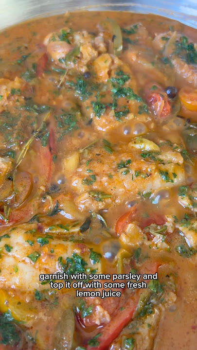 Easy Caribbean Cod in Creamy Coconut Tomato Sauce | Quick Seafood Dinner #weekendeats #comfortfood