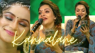 Rimi Tomy Singing Kannalane | AR Rahman | Ks Chithra | Bombay