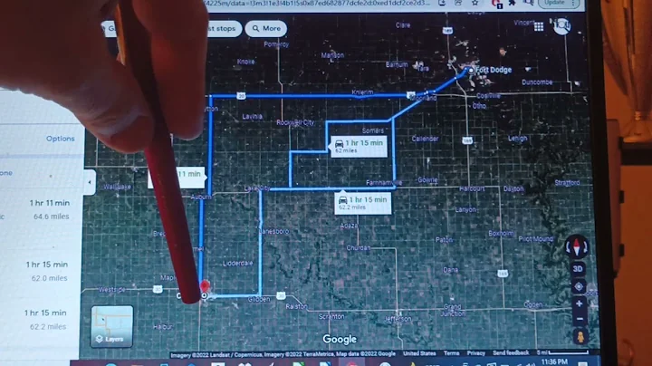 Map analysis for Christian Balke-Thompson