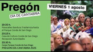 Pregón Día de Cantabria desde Cabezón de la Sal