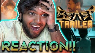 Beast - Official Trailer | REACTION!! |Thalapathy Vijay | Sun Pictures | Nelson | Anirudh | Pooja