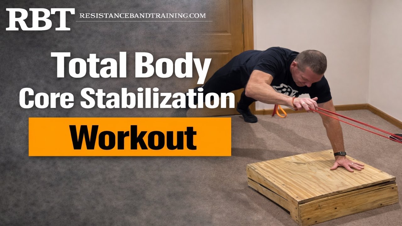 Band Total Body Core-Unilateral Workout