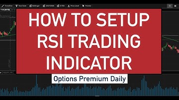 thinkorswim how to setup RSI indicator