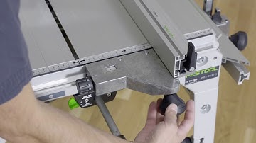 CS 70 Quick Guide - Installation ripping-cut fence