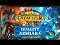 Hearthstone. New Diamond Mage Hero - Duality Azshara. Voicelines and animation.